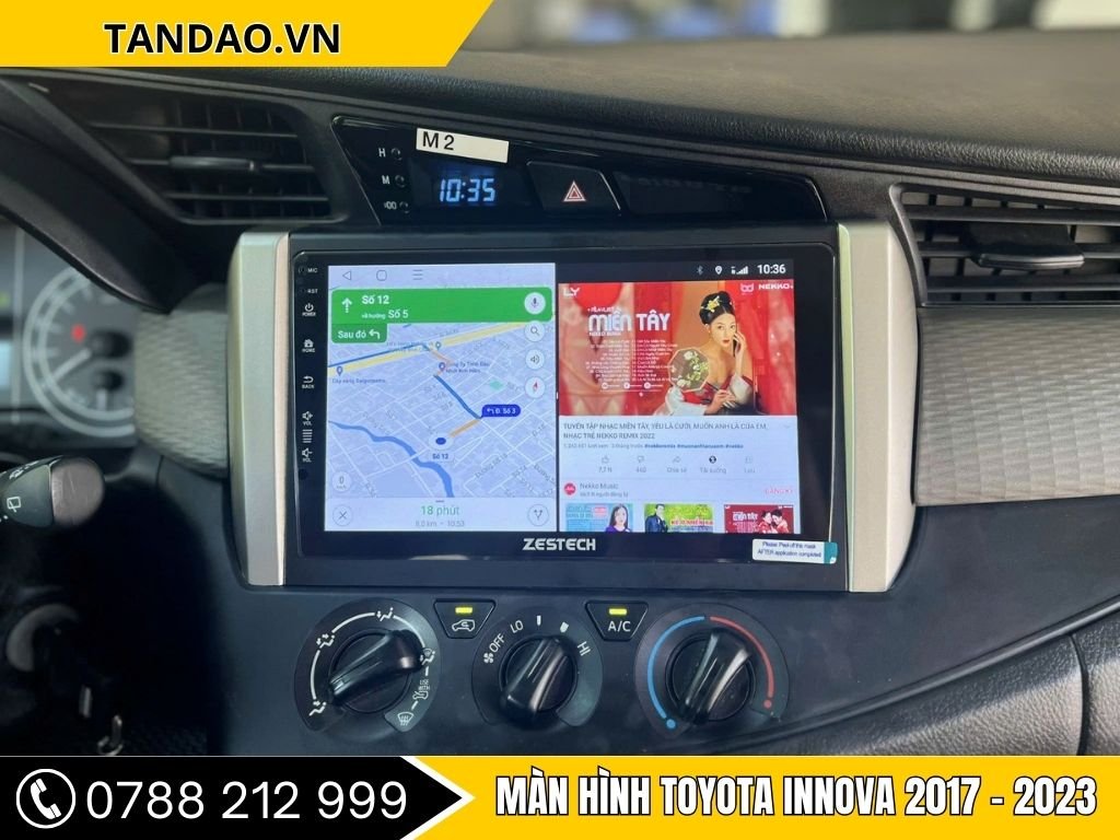 Màn Hình Android Toyota Innova 2017-2023