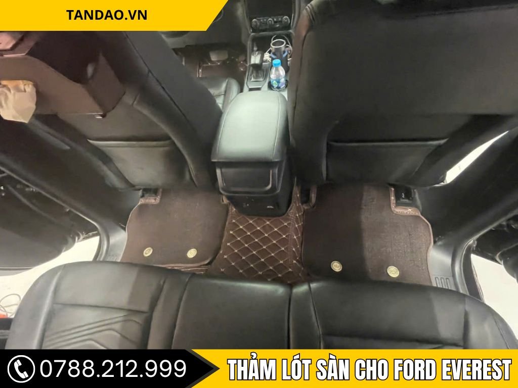 Thảm Lót Sàn Ô Tô cho Ford Everest giúp bảo vệ sàn xe khỏi bụi bẩn và nước. Tại Long An, chúng tôi cung cấp các mẫu thảm lót sàn ô tô chất lượng cao