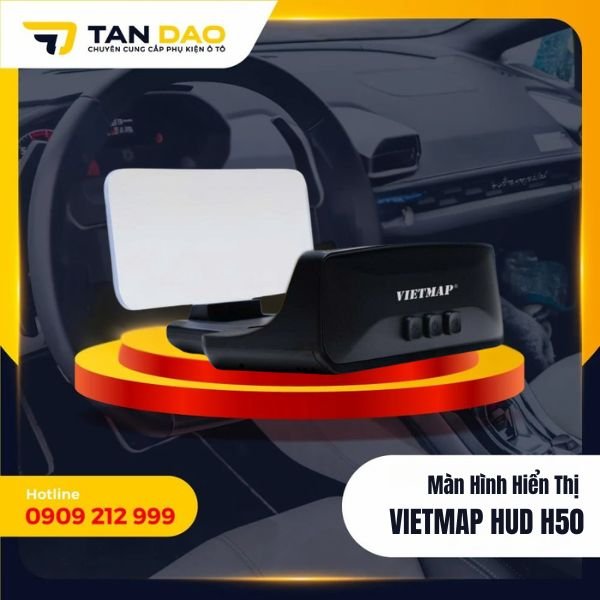 VietMap HuD H50 – Màn Hình Hiển Thị Thông Minh Dành Cho Xe Ô Tô