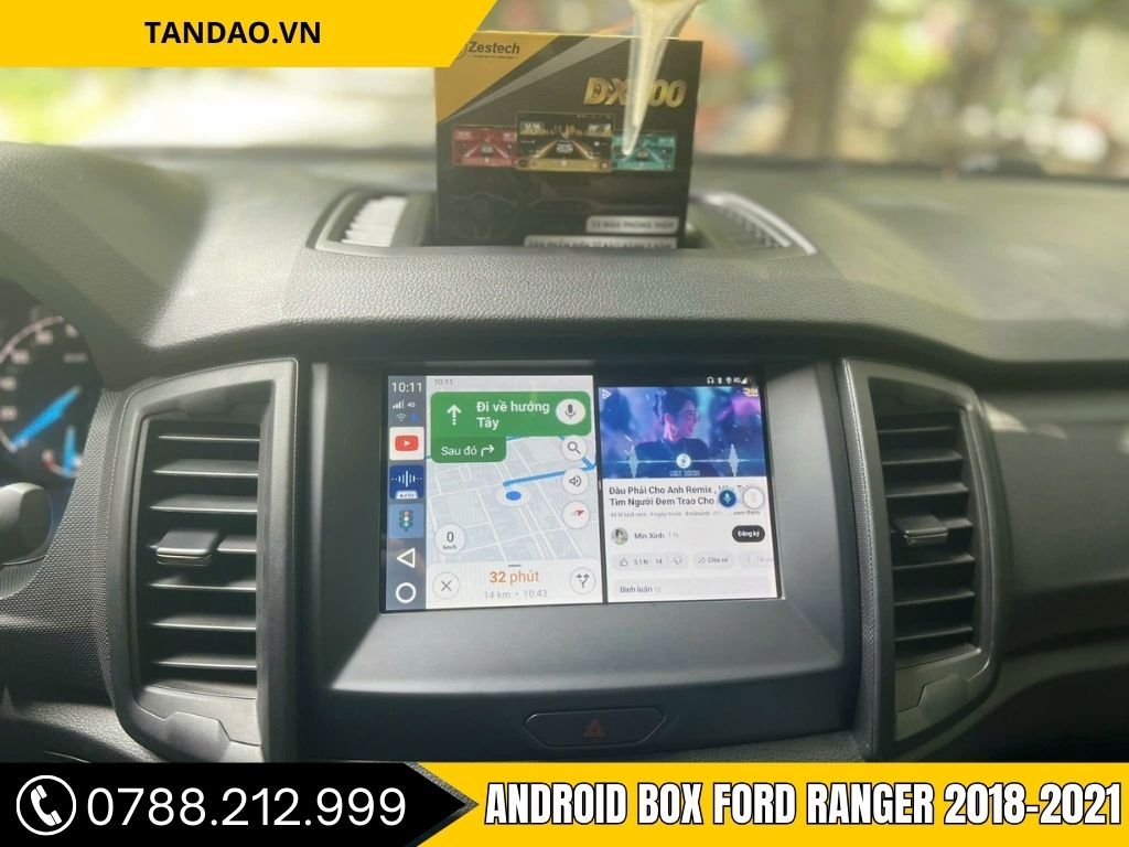 Android Box Ford Ranger 2018-2021