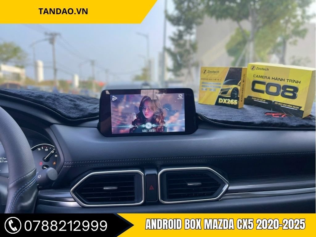 Android Box cho xe Mazda CX5 2020-2025 tại Thành Phát Auto, nâng cấp hệ thống giải trí thông minh với màn hình cảm ứng sắc nét và tính năng kết nối đa dạng.