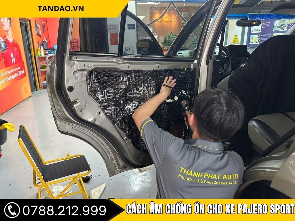 Cách Âm Chống Ồn Pajero Sport