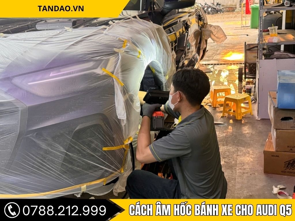 Hình Ảnh Cách Âm Hốc Bánh Xe Cho Audi Q5