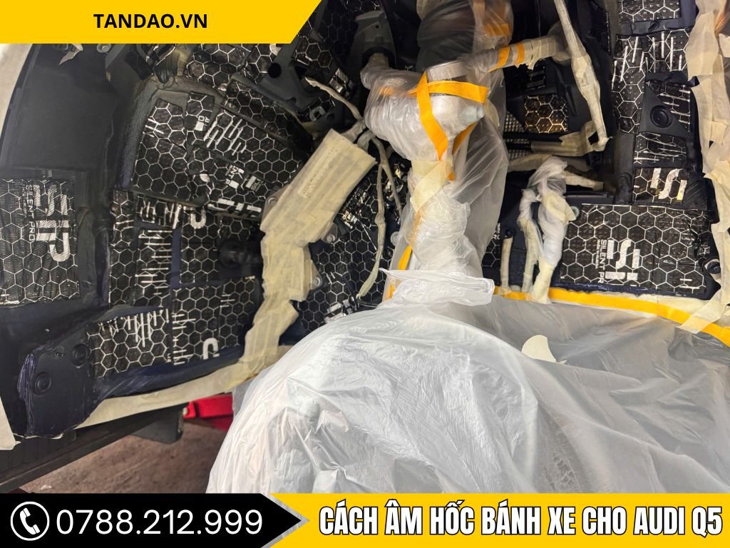 Hình Ảnh Cách Âm Hốc Bánh Xe Cho Audi Q5