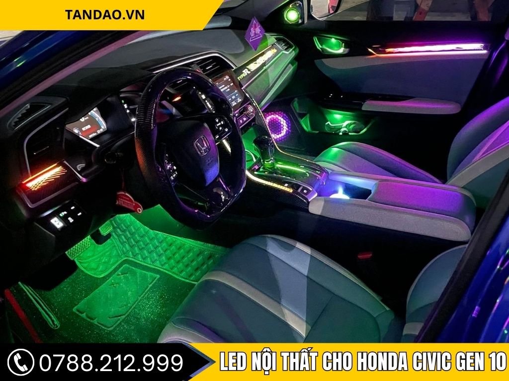 LED Nội Thất Honda Civic Gen 10