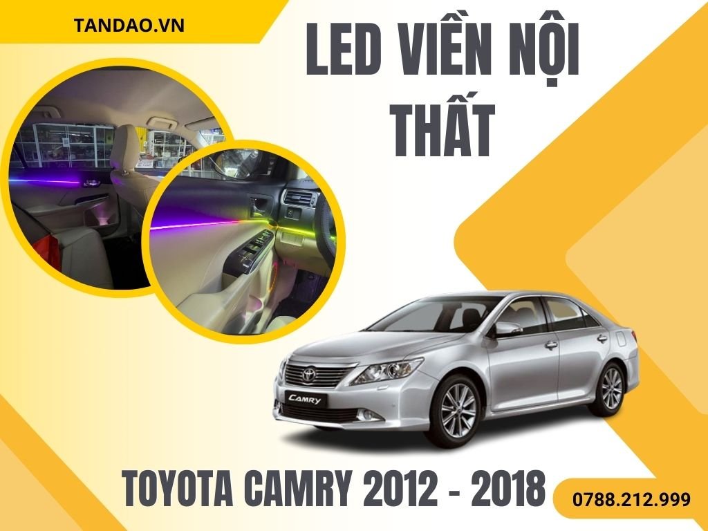 Hình Ảnh Led Viền Cho Toyota Camry 2012 - 2018