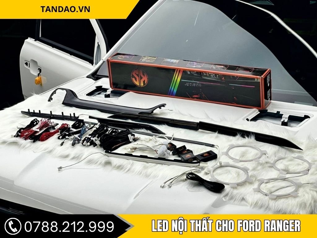 Hình Ảnh Led Nội Thất Cho Ford Ranger