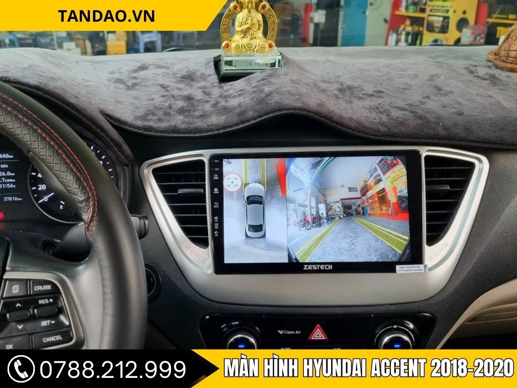 Màn Hình Hyundai Accent 2018-2020