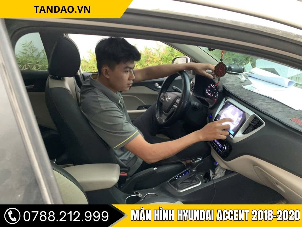 Hình Ảnh Màn Hình Hyundai Accent 2018, 2019, 2020
