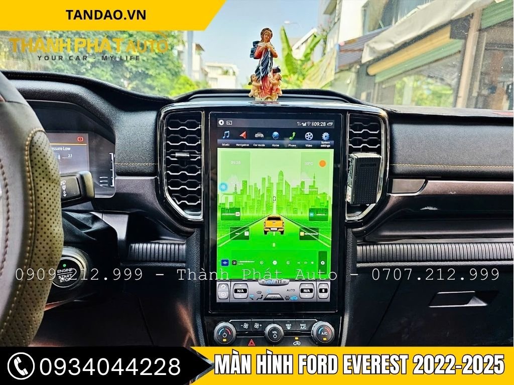Màn Hình Android Ford Everest 2022-2025 – Tính Năng GPS