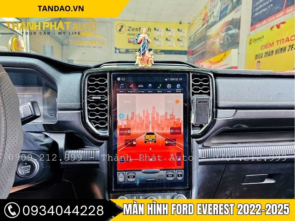 Màn Hình Android Ford Everest 2022-2025 – Tính Năng GPS