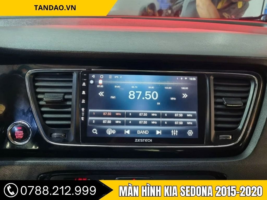 Hình Ảnh Màn Hình Android Kia Sedona 2015, 2016, 2017, 2018, 2019, 2020