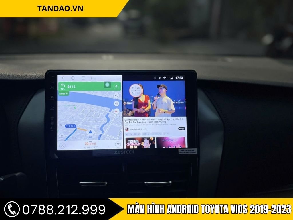 Hình Ảnh Màn Hình Toyota Vios 2019, 2020, 2021, 2022, 2023