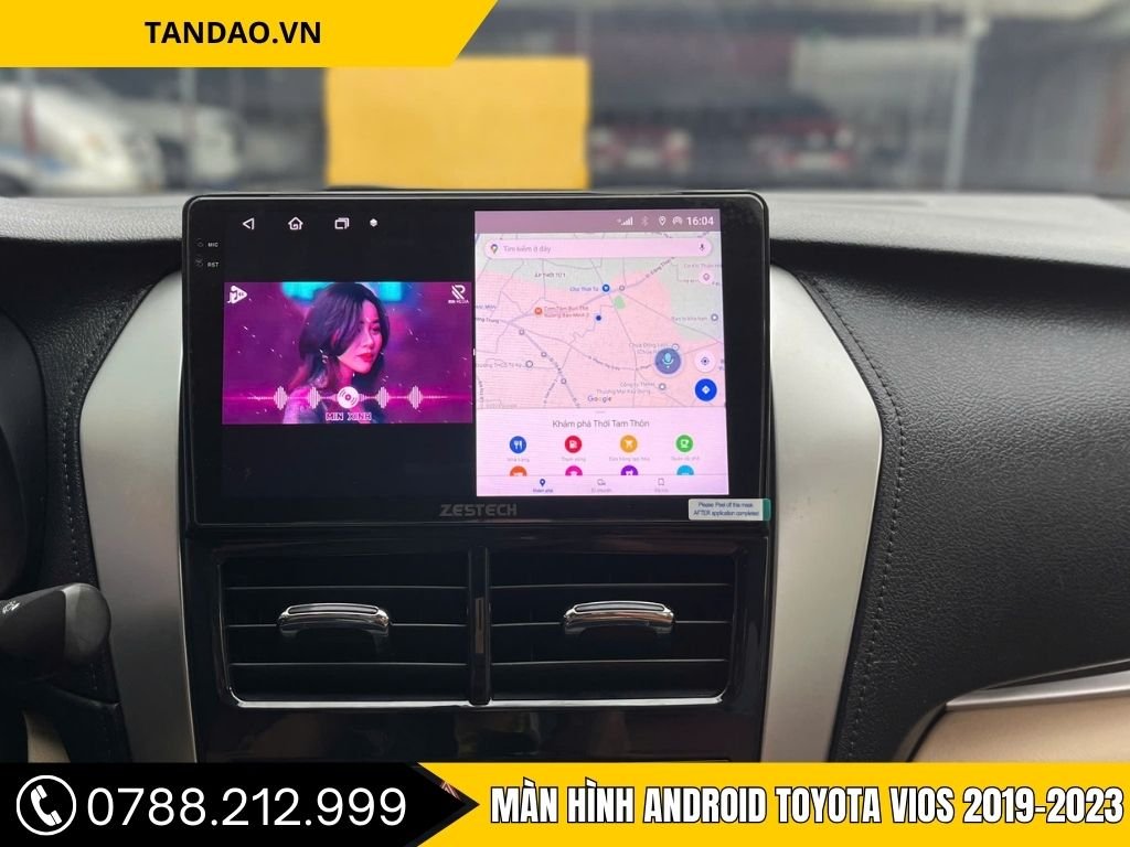 Hình Ảnh Màn Hình Toyota Vios 2019, 2020, 2021, 2022, 2023