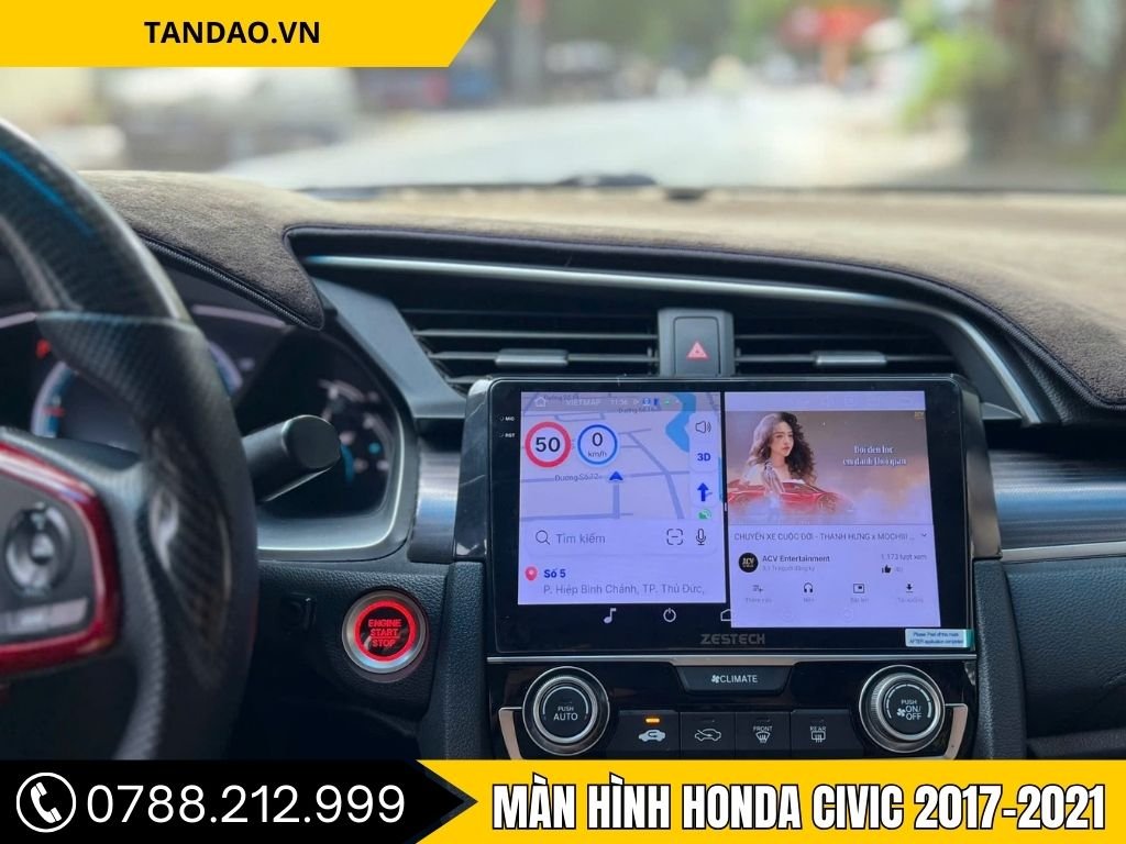 Màn Hình Honda Civic 2017–2021
