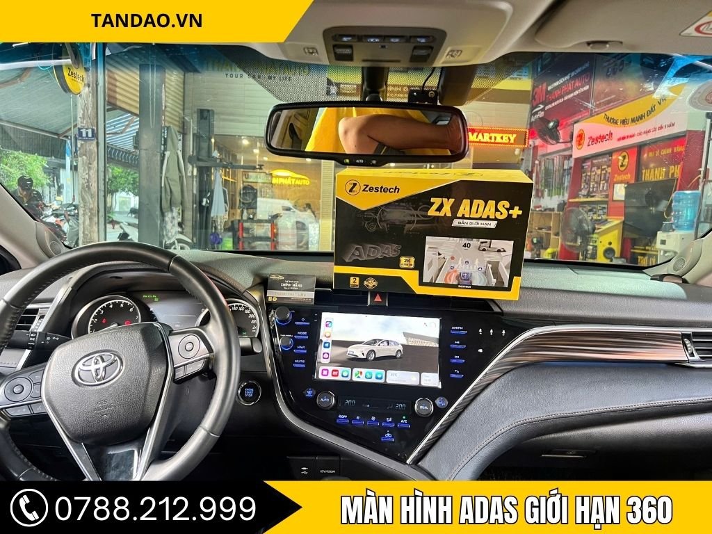 Màn hình ADAS giới hạn 360 Cho Camry 2.5q 2019 