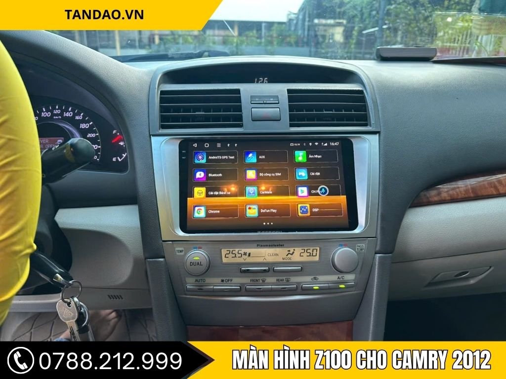 Hình ảnh màn hình z100 cho Camry 2012 