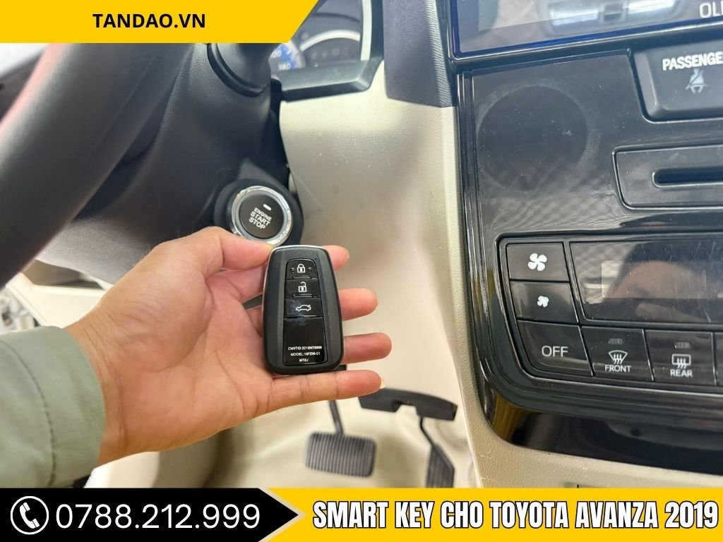 Smart Key Cho Toyota Avanza 2019 