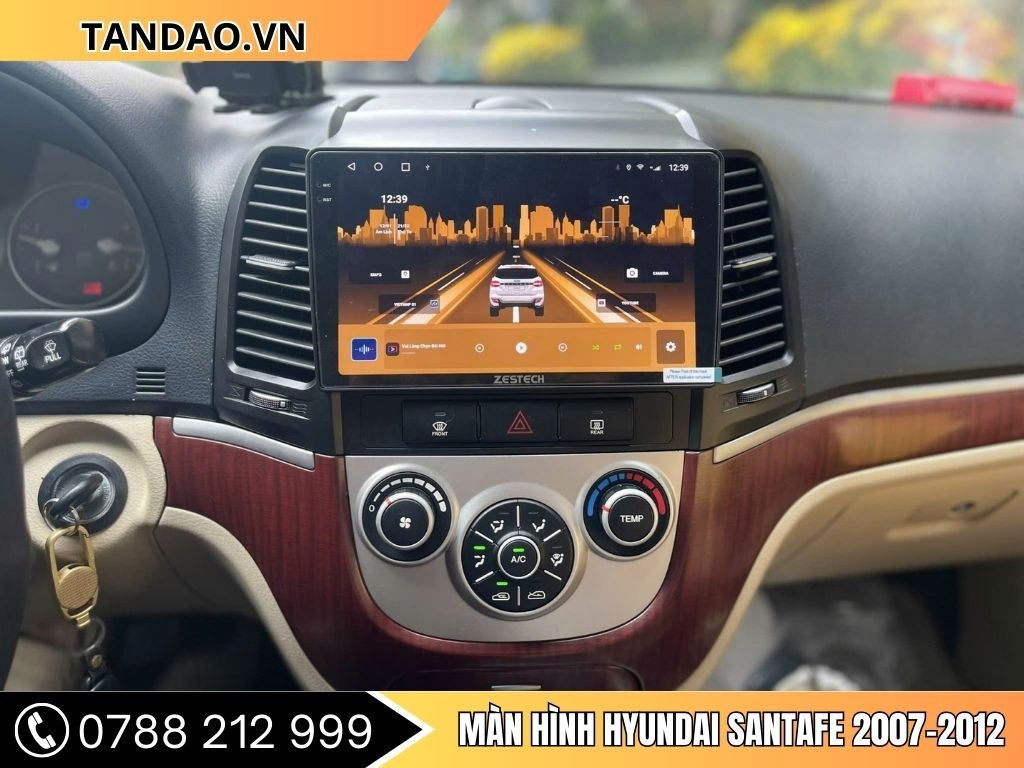 Màn Hình Hyundai Santafe 2007-2012