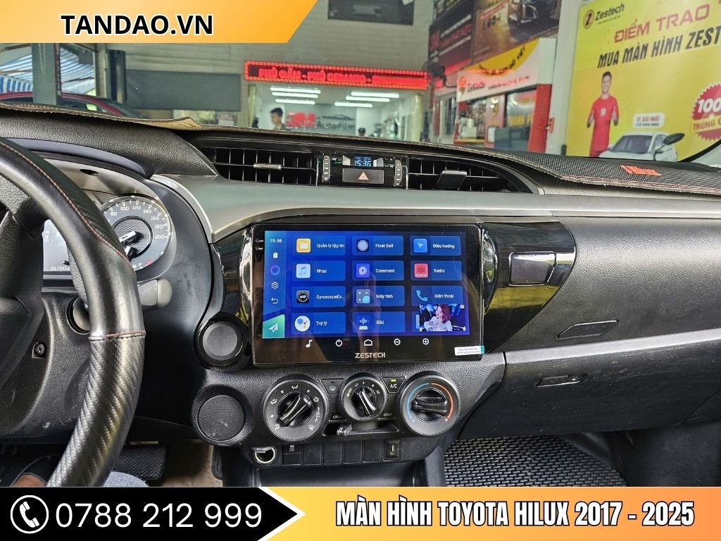 Màn Hình Toyota Hilux 2017-2025