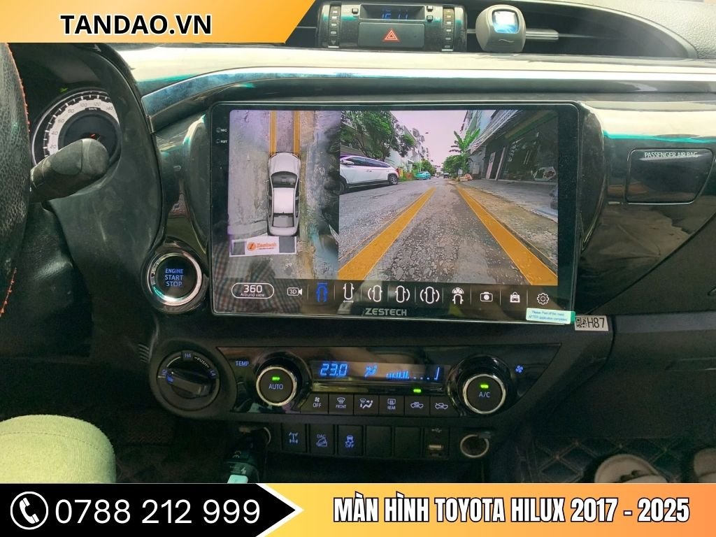 Màn Hình Toyota Hilux 2017-2025