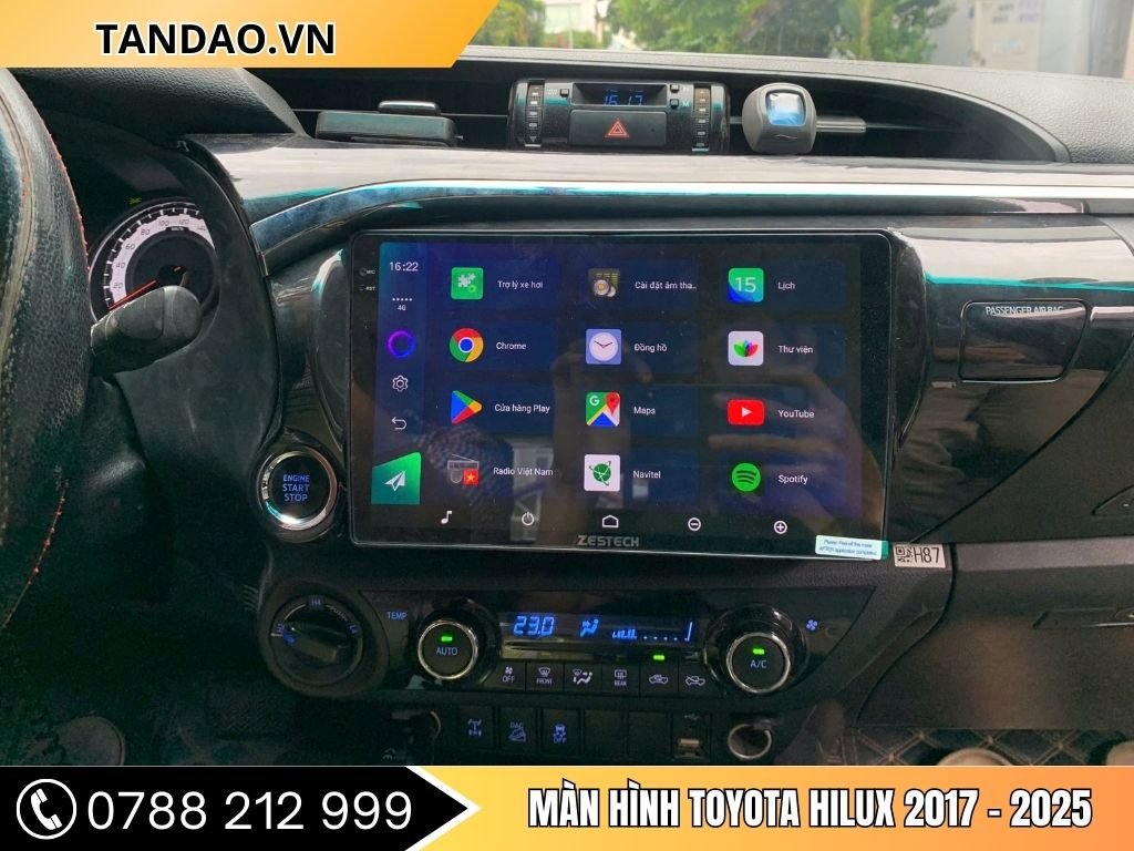 Màn Hình Toyota Hilux 2017-2025