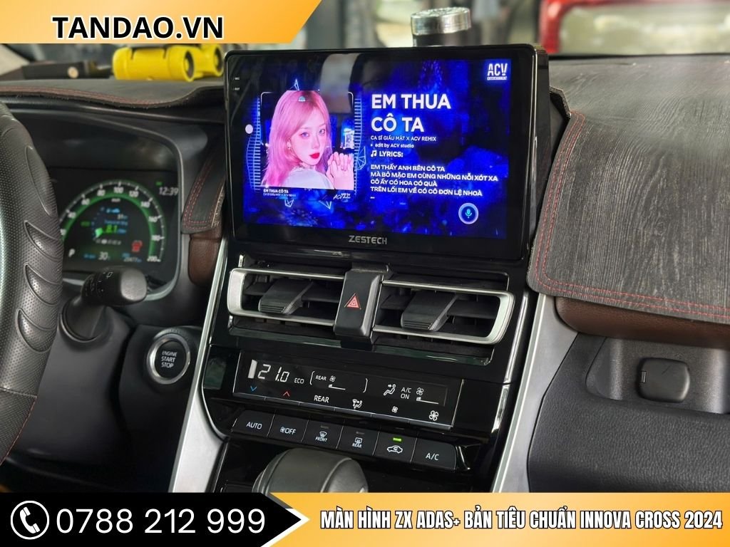 Màn Hình ZX ADAS+ Bản Tiêu Chuẩn Innova Cross 2024