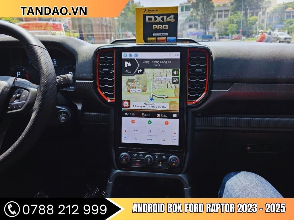 Android Box Ford Raptor 2023-2025