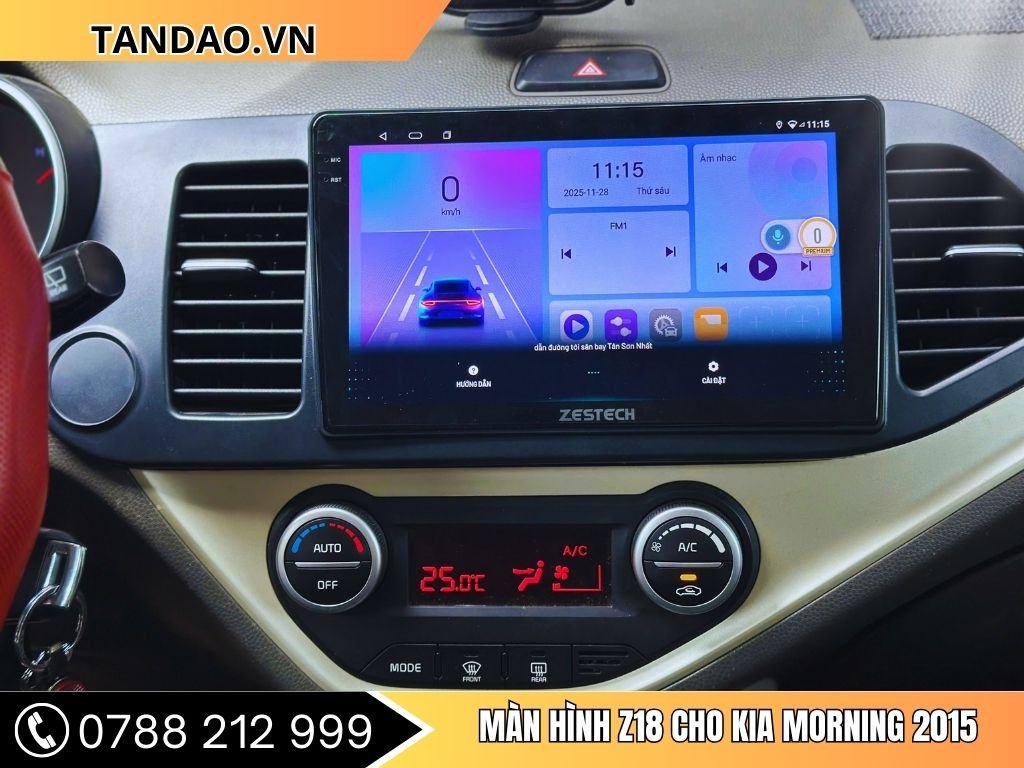 Màn hình Z18 Cho Kia Morning 2015