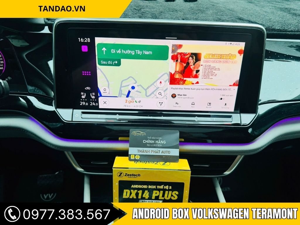 Hình Ảnh Android Box Cho Volkswagen Teramont