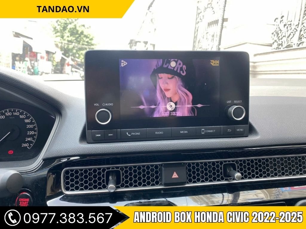 Hình Ảnh Android Box Honda Civic 2022, 2023, 2024, 2025