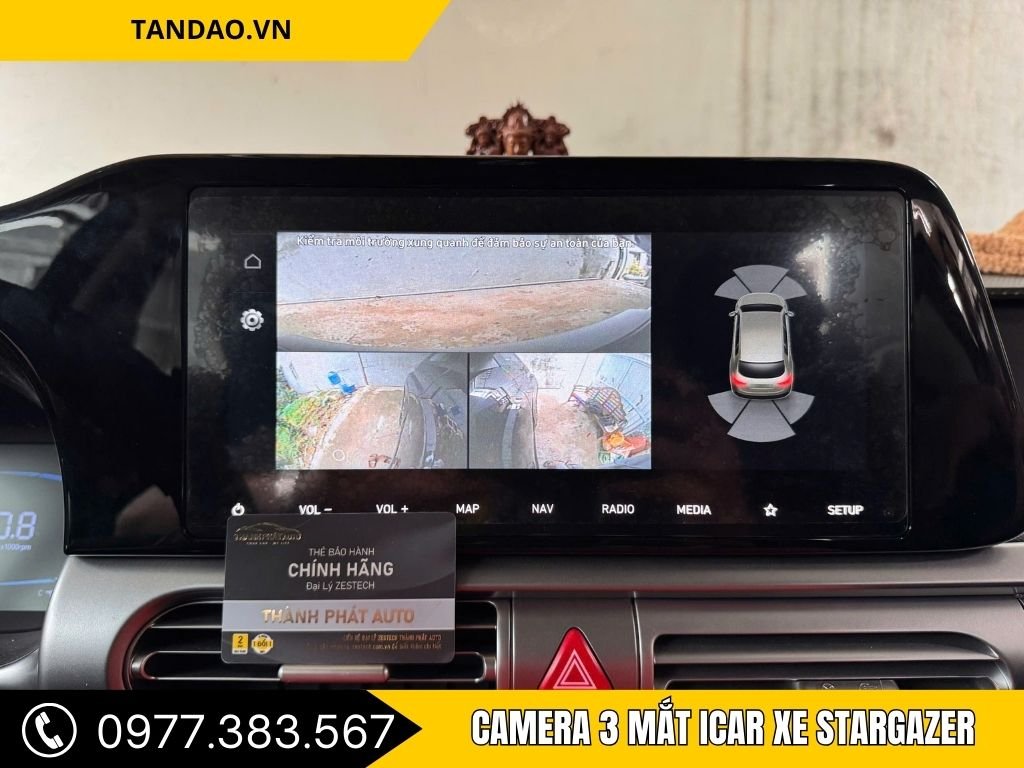 Hình Ảnh Camera 3 Mắt Icar Xe Stargazer