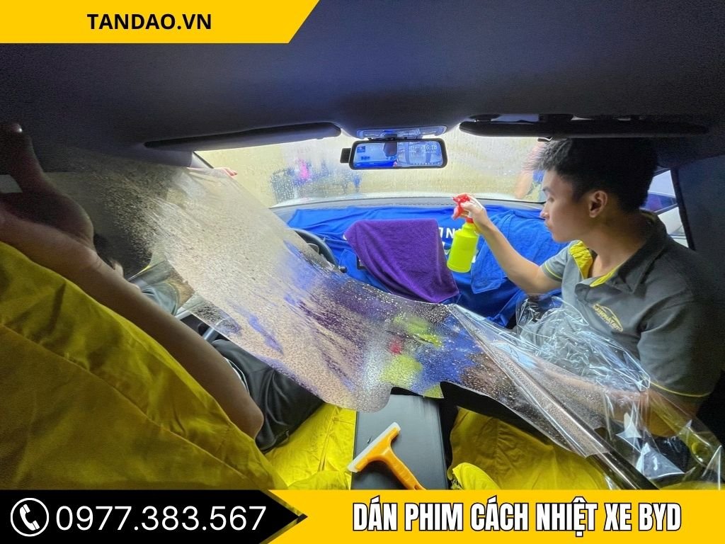 Dán Phim Cách Nhiệt Xe BYD