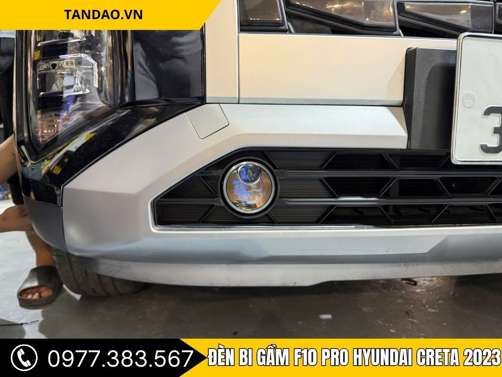 Hình Ảnh Đèn Bi Gầm F10 Pro Cho Hyundai Creta 2023