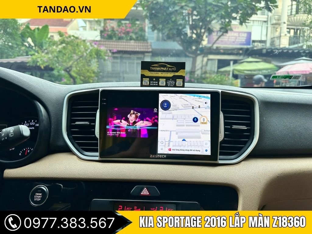 Hình Ảnh Kia Sportage 2016 Lắp Màn Z18360