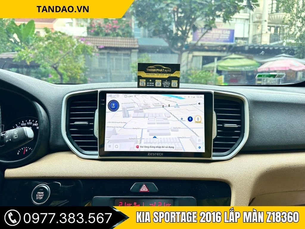Kia Sportage 2016 Lắp Màn Z18360