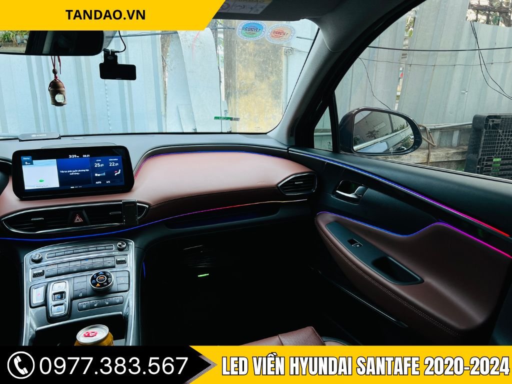 LED Viền Hyundai SantaFe 2020–2024