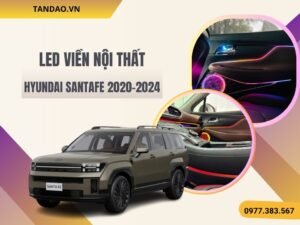 Hình Ảnh Led Viền Hyundai Santafe 2020-2024