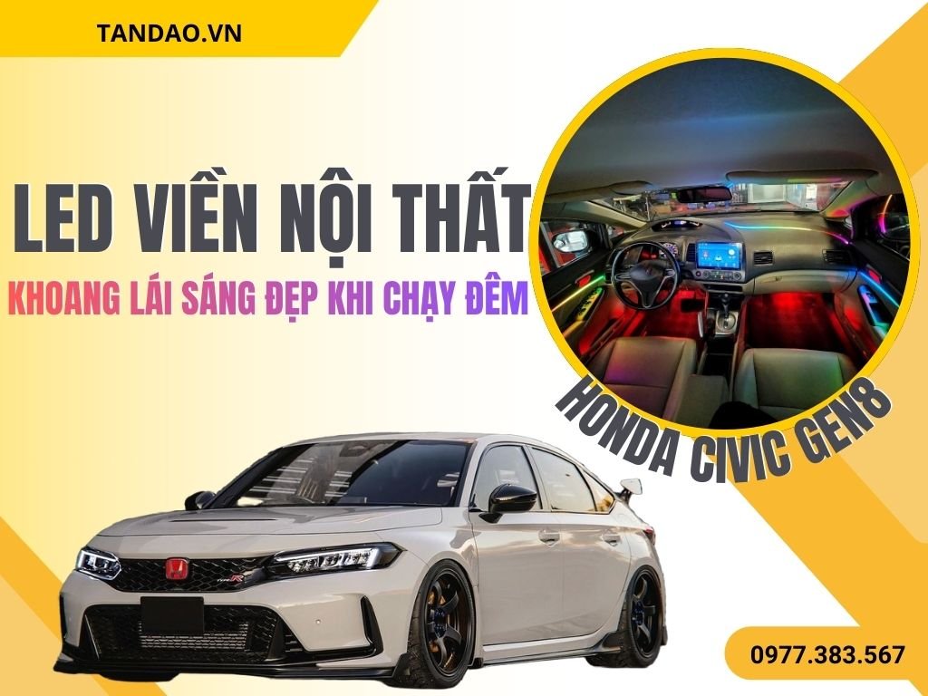 LED Nội Thất Honda Civic Gen 8