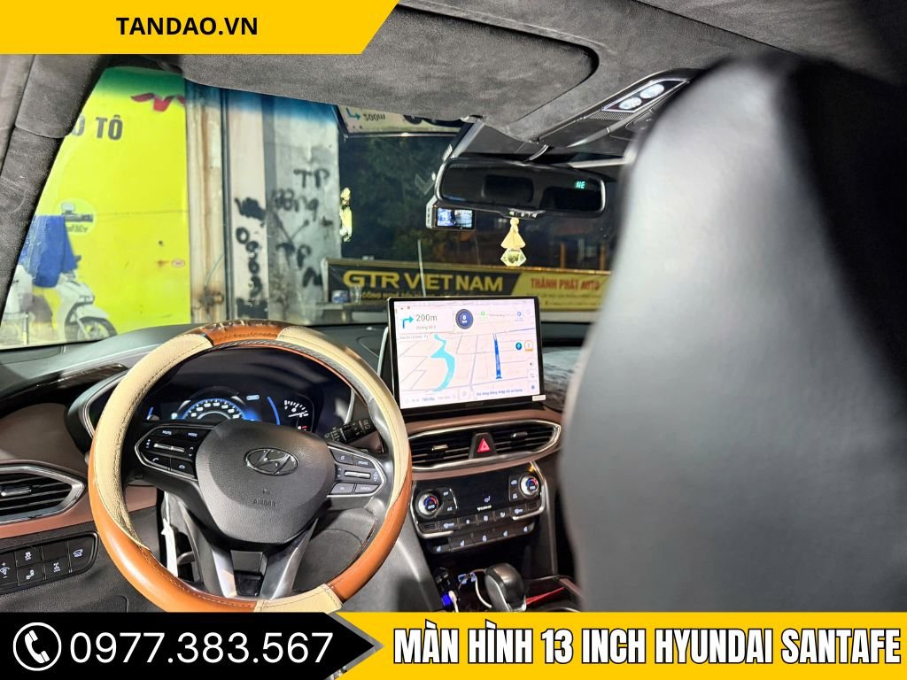 Màn Hình 13 Inch Hyundai SantaFe
