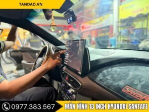 Hình Ảnh Màn Hình 13 Inch Hyundai SantaFe 2019, 2020, 2021