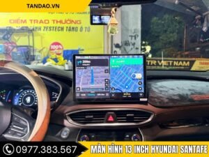 Hình Ảnh Màn Hình 13 Inch Hyundai SantaFe 2019, 2020, 2021