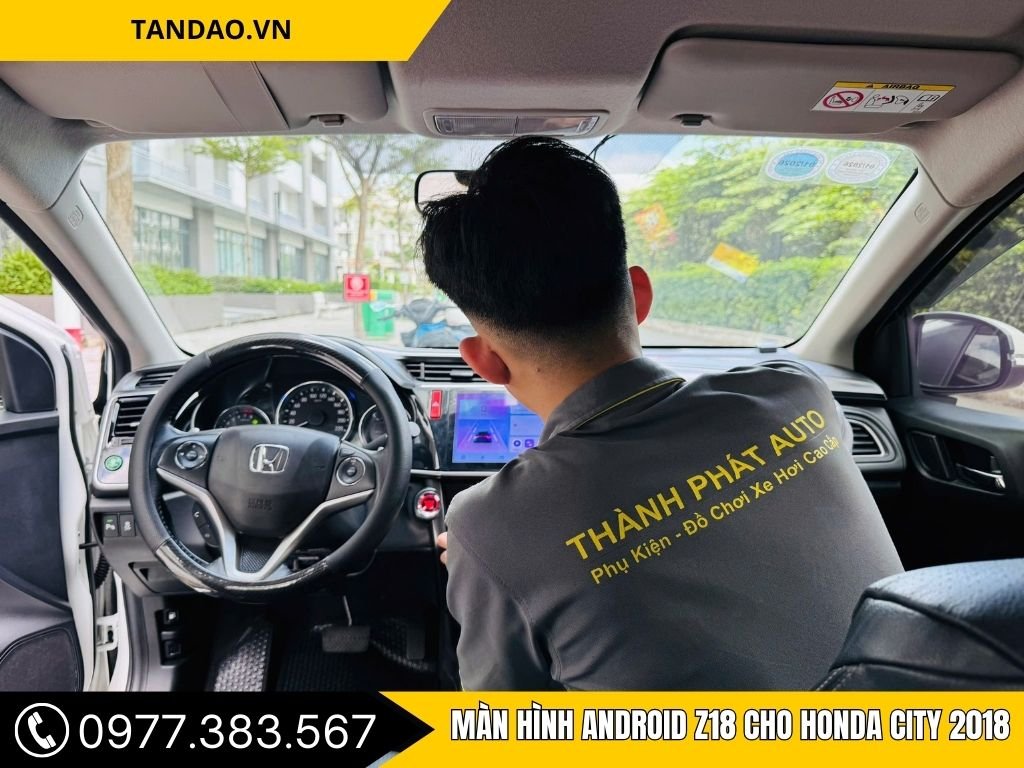 Hình Ảnh Màn Hình Android Z18 Cho Honda City 2018