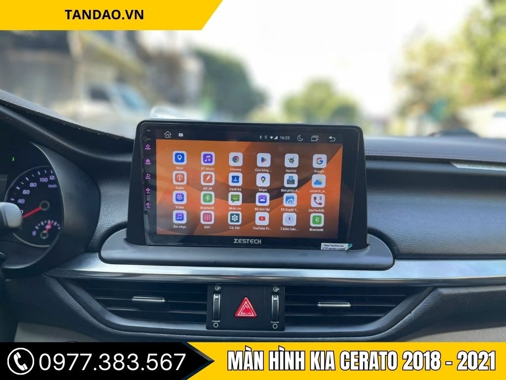 Hình Ảnh Màn Hình Kia Cerato 2018, 2019, 2020, 2021