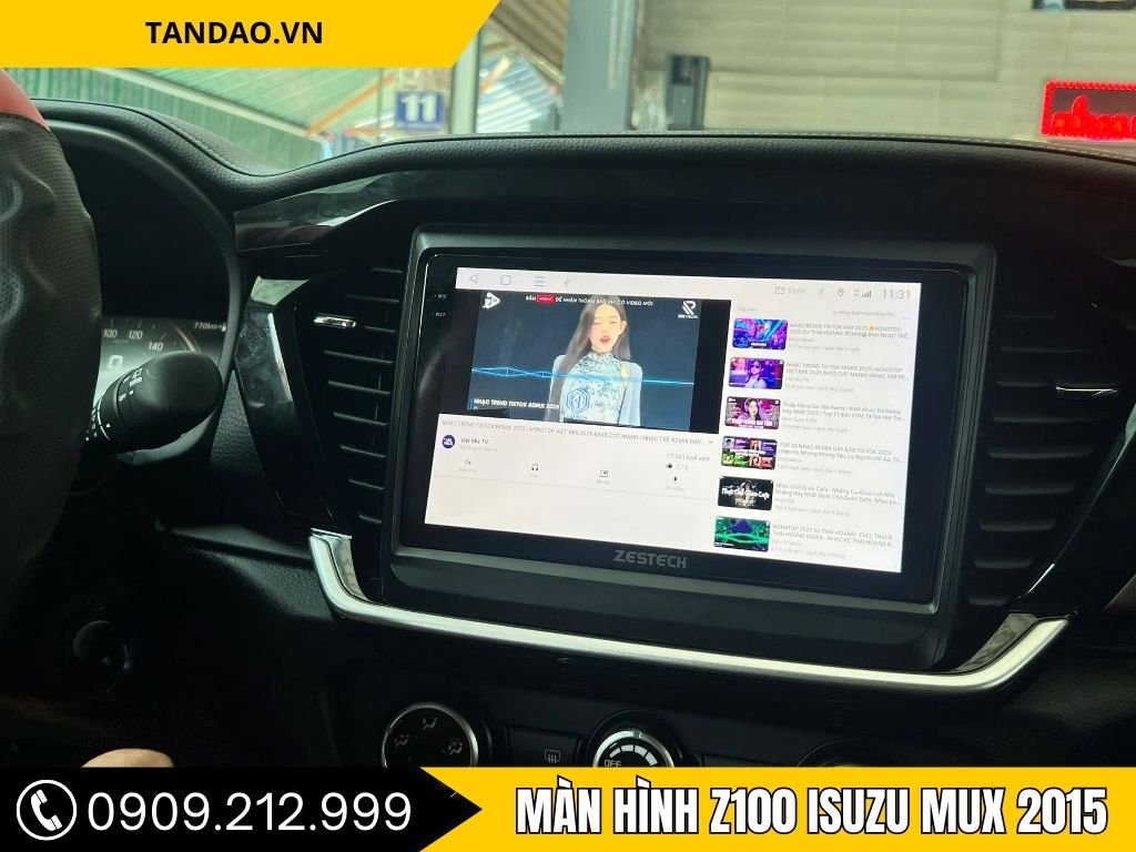 Màn Hình Z100 Isuzu MU-X 2015