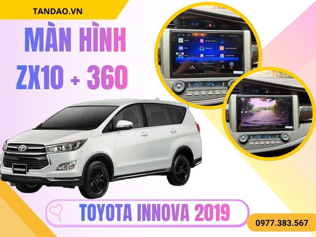 Màn Hình ZX10+ 360 Xe Innova 2019