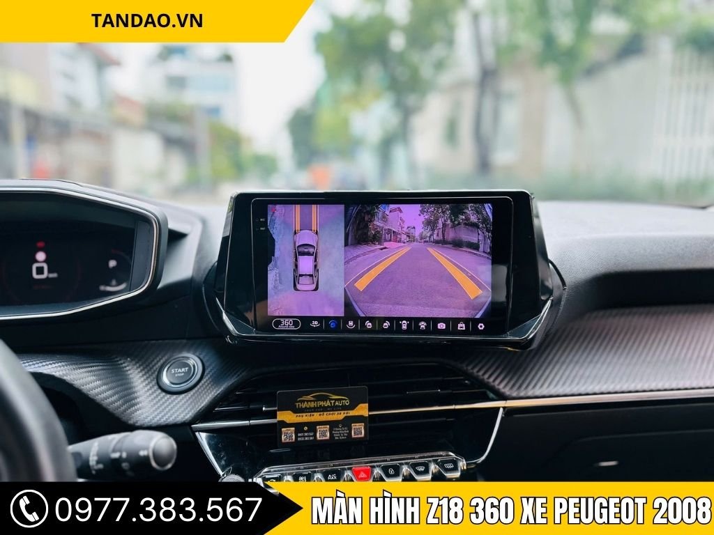Màn Hình Z18 360 Xe Peugeot 2008 