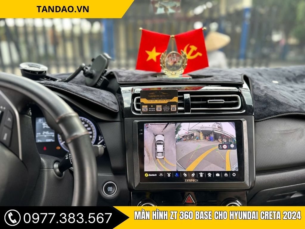 Hình Ảnh Màn Hình ZT360 Base Hyundai Creta 2024