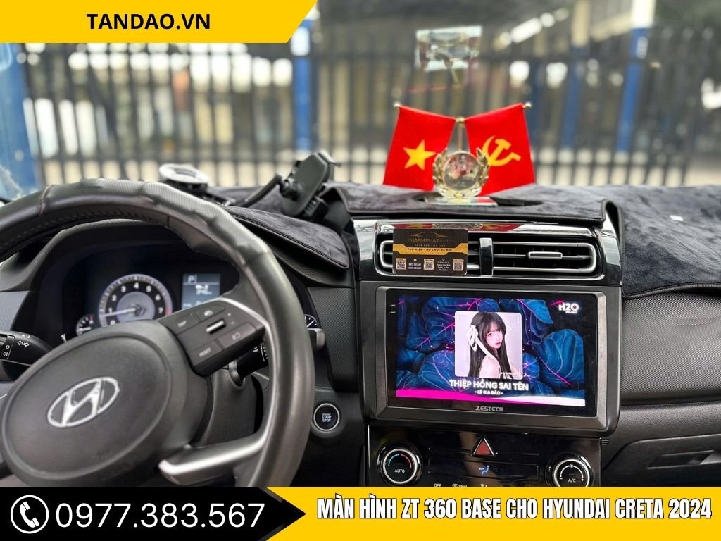 Hình Ảnh Màn Hình ZT360 Base Hyundai Creta 2024