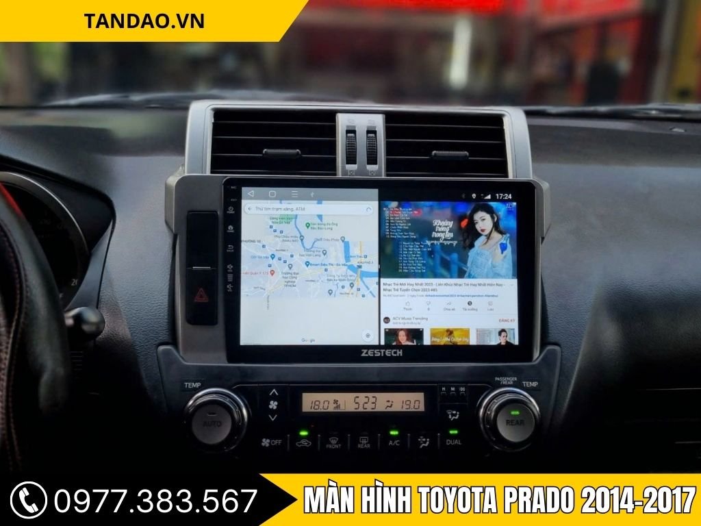 Màn Hình Toyota Prado 2014-2017
